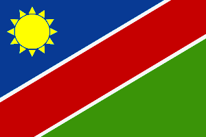 flagge namibia